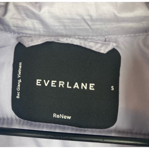 Everlane The ReNew Lightweight Puffer Jacket Lavender Sz S Recycled Polyester - Picture 11 of 14
